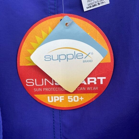 LL Bean SunSmart Outdoor Shorts NWT Blue Large - Picture 7 of 7